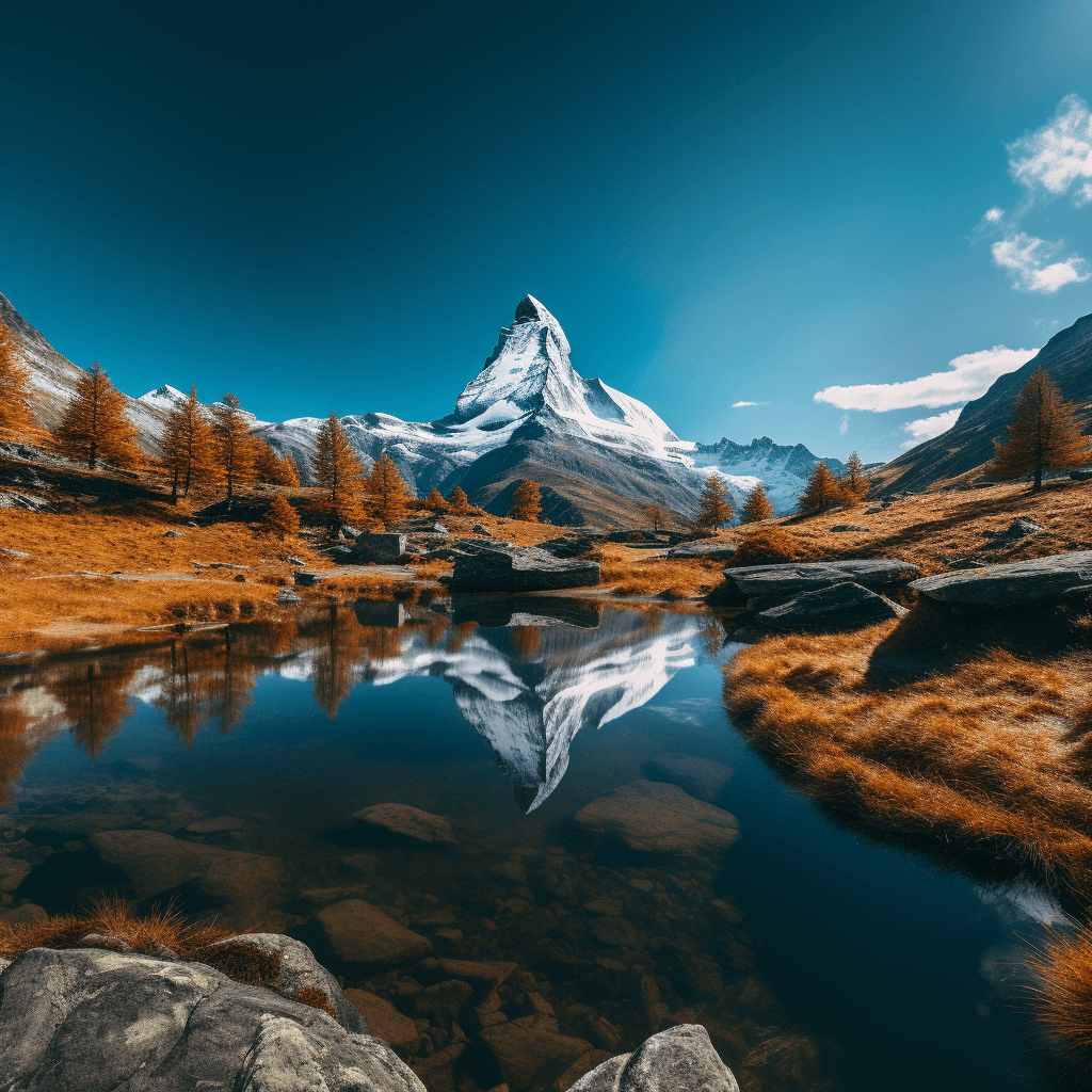 switzerland scenery matterhorn