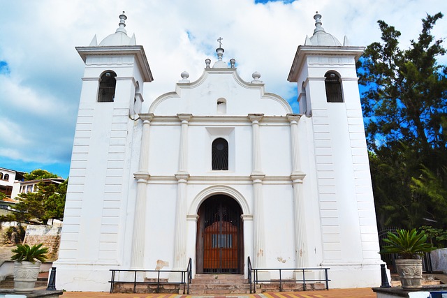 Church in Comayagua, Honduras