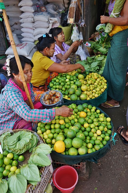 Local Bazaar in Bagan, Myanmar