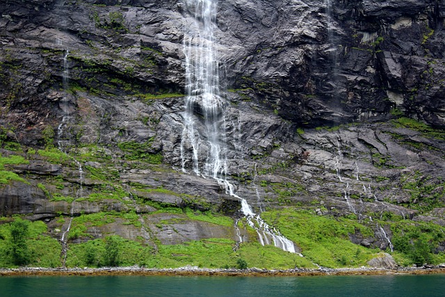 Norwegian Waterfall - great place to see in Europe in August
