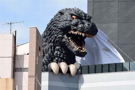 Interesting thing to do in Tokyo - pay a visit to Godzila at Hotel Gracery Shinjuku