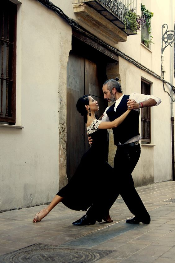 Tango dancing in Argentina